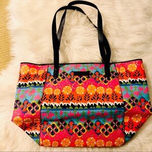 Vera Bradley Vinyl Floral Pattern Oversized Tote